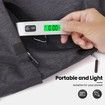 Digital Luggage Scale: 110lbs Hanging Scale with Backlit LCD and Strong Straps for Travelers