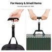 Digital Luggage Scale: 110lbs Hanging Scale with Backlit LCD and Strong Straps for Travelers
