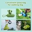 Extra Thick and 100% Leak-Proof Dog Poop Bags/Eco-Friendly Lavender Scented Garbage Bags with Dispenser and Hands-Free Holder (18 Rolls/270 Count)