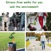 Extra Thick and 100% Leak-Proof Dog Poop Bags/Eco-Friendly Lavender Scented Garbage Bags with Dispenser and Hands-Free Holder (18 Rolls/270 Count)