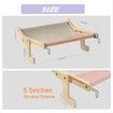 Pet Window Perch Hammock Hanging Bed for Indoor Sunbathing and Relaxation Supports cats up to 40 lbs