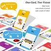 510-Side Talking Flash Cards for Toddlers 3+, Autism Learning Toy, ABCs, 123s, Sight Words, Educational and Interactive toy with Giftable Package(Blue)