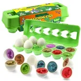 Easter Gift Matching Eggs for Early STEM Education and Fine Motor Skills