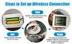 Floating Digital Pool Thermometer: Wireless Thermometer Easy Temperature Reading for Pool, Spa, Tubs and Ponds