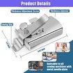 Magnetic Seam Guide attach to sewing machine Helps you sew straight seams,hems,and more for Precision Sewing,Compatible with most sewing machines