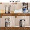 Electric Makeup Brush Cleaner: Automatic Spinning Cleaner with Brush Mat for All Sizes and Gift-Ready
