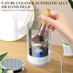 Electric Makeup Brush Cleaner: Automatic Spinning Cleaner with Brush Mat for All Sizes and Gift-Ready