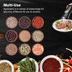 Automatic Rechargeable Electric Salt and Pepper Grinder with one-touch operation,Charging Base USB Cable,LED Light