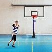 Outdoor Pro Basketball Net - Heavy-Duty, All-Weather, Fade-Resistant (12 Loops, Red/White/Blue)