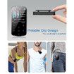 64GB MP3 Player with 5.2 Bluetooth, 1.5 Touch Screen, Sensitive Touch Button, and Pedometer Function Card Reader for Sports and Fitness
