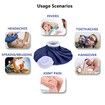 Ultimate 4-Pack Ice Pack/Hot Water Bag for Injuries,Hot(50-60°C) & Cold Cure with Support Wrap,3 Sizes 6"/9"/11"