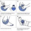 Ultimate 4-Pack Ice Pack/Hot Water Bag for Injuries,Hot(50-60°C) & Cold Cure with Support Wrap,3 Sizes 6"/9"/11"