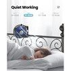 3 Speed Portable Clip-On USB Rotation Cooling Fan - Quiet, Rechargeable, & Versatile for Home, Office, Travel & More (Black)