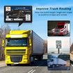 7 Inch GPS Navigation for Truck RV Car, Multi Functional Touch Screen, Free Lifetime Map Updates, Speed Warning(Black)
