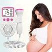 Home Portable Doppler Fetal HeartRate Monitor for Pregnancy: Listen to Your Baby's Heartbeat at Home (Blue)
