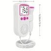 Home Portable Doppler Fetal HeartRate Monitor for Pregnancy: Listen to Your Baby's Heartbeat at Home (Blue)