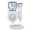 Home Portable Doppler Fetal HeartRate Monitor for Pregnancy: Listen to Your Baby's Heartbeat at Home (Blue)