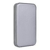 80-Capacity CD Holder DVD Storage Organizer: Portable and Protective Storage for Your Music Collection