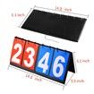 Score Keeper Scoreboard with Score Flipper for Basketball, Tennis, and Other Sports, Easy-to-Use Durable