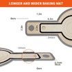 Effortless Bread Baking Non-Stick Silicone Bread Sling Baking Mat with Long Handles for Easy Transfer