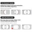 Complete Detachable and Adjustable Pregnancy Maternity Body Pillow with soft, removable cover for Ultimate Comfort & Support-Grey