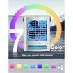 Mini Evaporative Air Cooler/Conditioner with 3-Level Humidification, 3 Speeds, and 7-Color Night Light for Bedroom Room Office