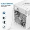 Portable Mini Air Conditioner with USB and LED - 3-Speed Humidifier for Home, Office, and Room Cooling