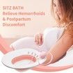 Sitz Bath for Ultimate Comfort: Relieves Hemorrhoids, Supports Postpartum Recovery, and Promotes Feminine Hygiene