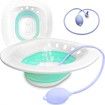 Soothe and Cleanse Ultimate Foldable Sitz Bath for Toilet Seat, Hemorrhoids, Postpartum Care, and Personal Hygiene