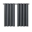 2X Grommet Outdoor Blackout Curtains Waterproof & thermal insulated,Blocks sunlight & heat Perfect for porches,cabanas,patios(132x213cm)