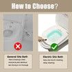 Foldable Electric Sitz Bath: Postpartum Care, Hemorrhoid Cure, and Perineal Cleansing for Women and the Elderly (Bubbles Included)