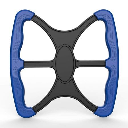 Blue Lift Assist Standing Aid - Handicap Bar with No-Slip Grip Handles for Elderly, Seniors, Patients, and Disabled Assists