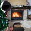 50x80cm Fire Pit Mat: Protect Floors with Fireproof Blanket for Hearth and Fireplace Area