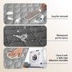 Waterproof Dog Bed Cover Pet Blanket Mattress Protectors with Non-Slip Base for Sofa,Furniture,Car(100*130cm Dark Grey)