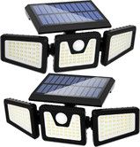 2-Pack Solar Motion Sensor Lights: Wireless, Waterproof, and Perfect for Enhanced Outdoor Security
