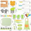 50 Piece Kids Cooking Set, Montessori Kitchen Tools with Plastic Knives, Cutting Board, More Kitchen Accessories,Cooking Fun for Kids