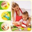 32 Piece Kids Cooking Set, Montessori Kitchen Tools with Plastic Knives, Cutting Board, More Kitchen Accessories,Cooking Fun for Kids