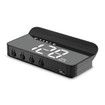 White Windshield Projection Heads Up Display, Digital GPS Speedometer with Speed, Travel Direction Function, and Overspeed Alarm, Fatigue Driving Alarm, Suitable for All Vehicles