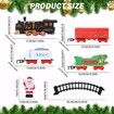 Electric Christmas Tree Train Toy with Light,Sound,Hanging Xmas Train for Around The Tree