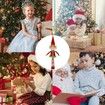 65cm Christmas Elf Behaving Badly Plush Toy Novelty Long Bendy Naughty Christmas Doll Color Red