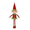 65cm Christmas Elf Behaving Badly Plush Toy Novelty Long Bendy Naughty Christmas Doll Color Red