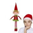 65cm Christmas Elf Behaving Badly Plush Toy Novelty Long Bendy Naughty Christmas Doll Color Red