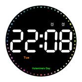 10inch Extra Large Hanging Clock with Remote Control Day and Date for Elderly Clear Display USB Powered Digital Calendar Alarm Clock Dementia Alzheimers Clock