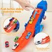 Race Track City Hauler Transport Truck Transforms Stomping Toddler Toys Unique Gifts Kids Age 3+ Play Set Fun