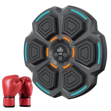 Boxing Machine Smart Music LED Wall Mounted Training Gloves Home Workout Electronic Target Fitness Exercise
