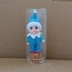 Led Christmas Elfs Doll Twins Baby Doll Elf for Christmas New Year and Christmas Color Blue