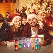 Led Christmas Elfs Doll Twins Baby Doll Elf for Christmas New Year and Christmas Color Blue