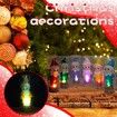 Led Christmas Elfs Doll Twins Baby Doll Elf for Christmas New Year and Christmas Color Blue