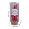 Led Christmas Elfs Doll Twins Baby Doll Elf for Christmas New Year and Christmas Color Blue