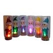 Led Christmas Elfs Doll Twins Baby Doll Elf for Christmas New Year and Christmas Color Blue